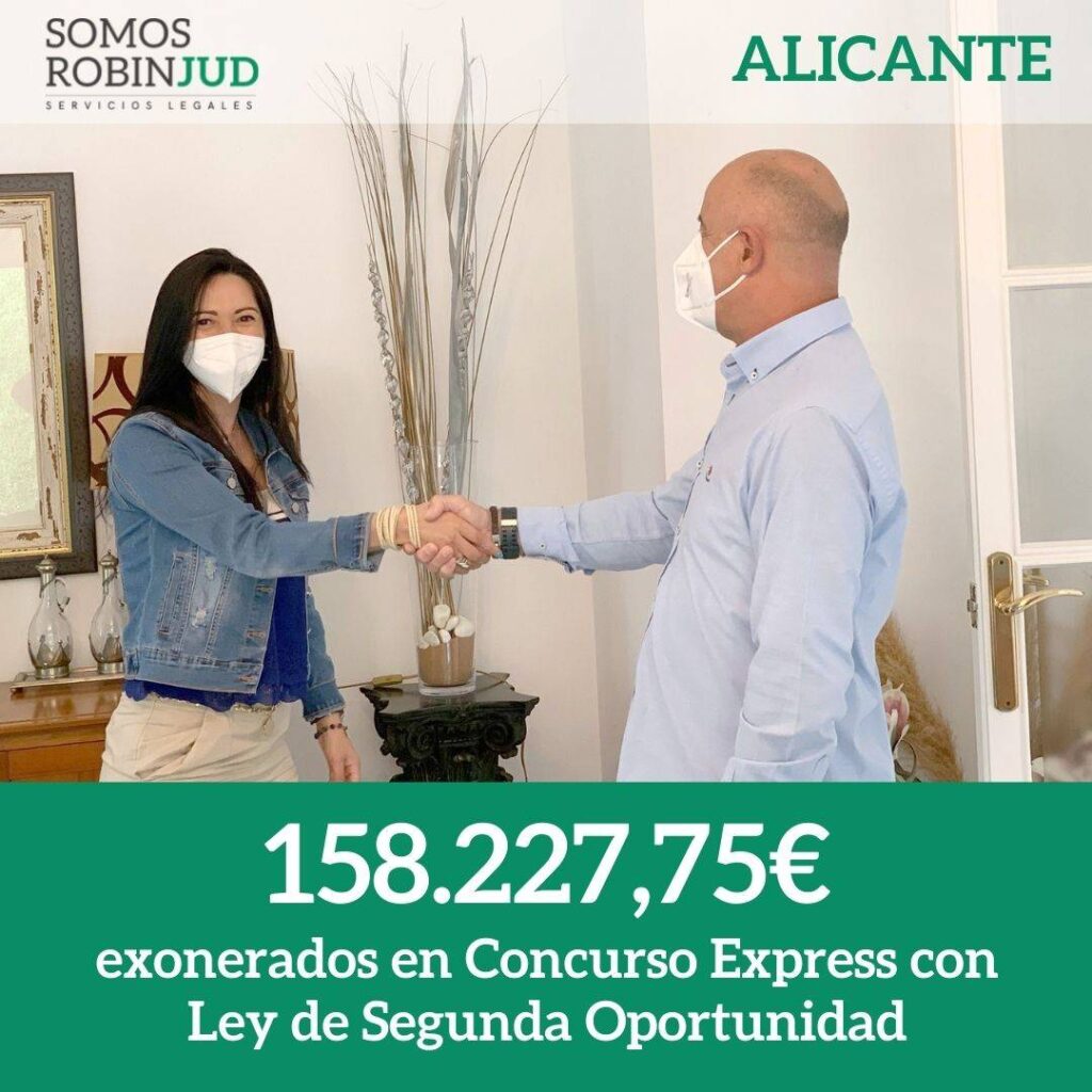 exoneracion deudas alicante ley de segunda oportunidad