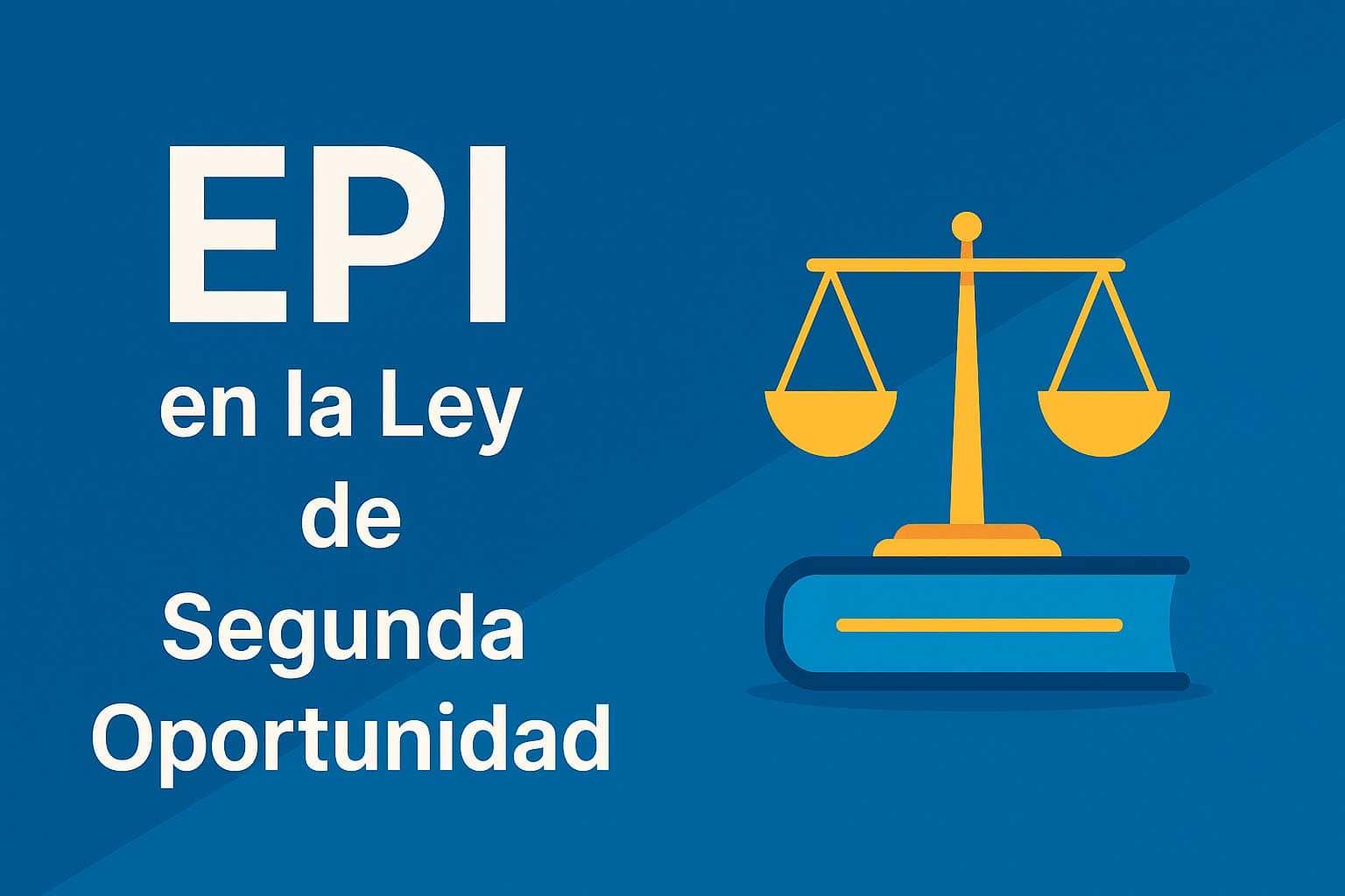 qué es el epi en la ley de segunda oportunidad